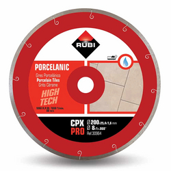 Rubi 30964 CPX-200-PRO 8 In. J-Slot Diamond Saw Blade (200mm) - for Porcelain Tile Cutting from ADEX INTL