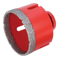 Rubi 04916 DRYGRES - 2 1/2 In. Diamond Tile Drill Bit (65mm) - for Ceramic, Porcelain Tiles, Marble and Granite