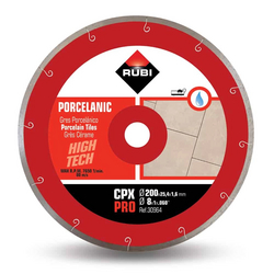 Rubi 32915 CPX-200-C 8 In. J-Slot Diamond Saw Blade (200mm) - for Porcelain Tile Cutting from ADEX INTL