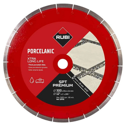 Rubi 32935 SPT-300-PREMIUM 12 In. Segmented Diamond Saw Blade (300mm) - for Ceramic, Porcelain and Natural Stone Cutting