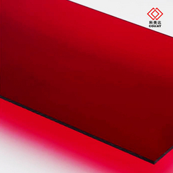 COMAY High Quality Customized Size Red Cast  Acrylic Sheet