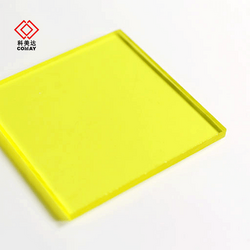  8mm Yellow Eco Friendly Acrylic Plastic Sheet Acrylic Sheet Laser Cutting from COMAY PLASTIC (THAILAND) CO., LTD.