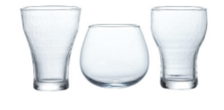 Sasaki Curve set of 3 beer glasses from SKANDA INTERNATIONAL FZ LLE