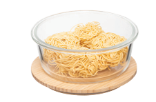 Nikko round glass food storage with bamboo lid from SKANDA INTERNATIONAL FZ LLE