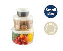 Hokkaido round food storage container set  from SKANDA INTERNATIONAL FZ LLE