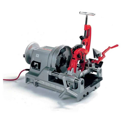 Ridgid 20215 1233 - 230V Pipe Threading Machine, 1/8-3 In. BSPT, 36 RPM, 1700W Motor, Hammer-Type Chuck, includes Model 928 Die Head and Dies from ADEX INTL
