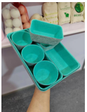 (Small Round Box) Eight-piece Storage  ...
