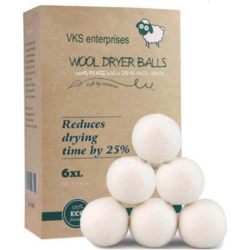 6pack a box  - 7cm diameter wool dryer balls  from SKANDA INTERNATIONAL FZ LLE