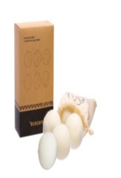 6pack a cotton bag a box- 7cm diameter wool dryer balls from SKANDA INTERNATIONAL FZ LLE