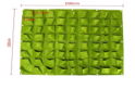 Felt planter from SKANDA INTERNATIONAL FZ LLE