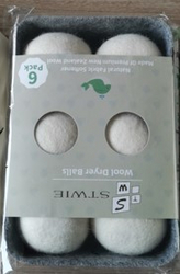 6-pack 7 cm diameter Wool Dryer Balls from SKANDA INTERNATIONAL FZ LLE