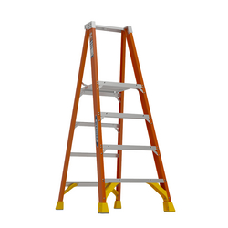 10ft Reach Height Fiberglass Platform Ladder 4ft Type IA P6204