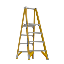 10ft Reach Height Fiberglass Platform Ladder 4ft Type IAA P7404