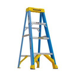 4ft Type I Fiberglass Single Sided Step Ladder w/Comfort Zone FS104CZ