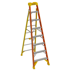 8ft Type IA Fiberglass Leaning Ladder L6208