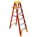 6ft Type IA Fiberglass Step Ladder with Shelf 6206S