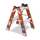 2ft Type IA Fiberglass Twin Step Stool T6202
