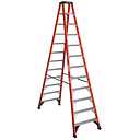 12ft Type IA Fiberglass Twin Ladder T6312