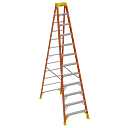 Werner NXT 12FT(16FT 1IN MAX SAFE REACH HEIGHT) Type IA 300 lb Load capacity durable fiberglass step ladder