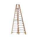 16ft Reach Height Fiberglass Platform Ladder 10ft Type IA PT7410