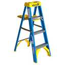 4ft Type I Fiberglass Step Ladder with Shelf 6004S