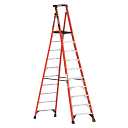 16ft Reach Height Fiberglass Podium Ladder 10ft Type IA PDIA10