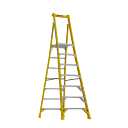 13ft Reach Height Fiberglass Podium Ladder 7ft Type IAA PD7307