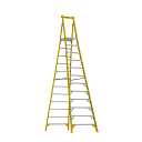 18ft Reach Height Fiberglass Podium Ladder 12ft Type IAA PD7312