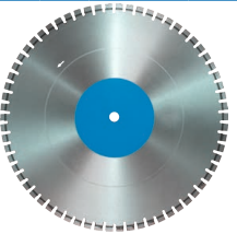 Wall Saw and Precast Cutting Blades with Onyx Noise-Reduced Steel Centres