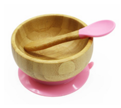 Bamboo Bowl & Fork Spoon