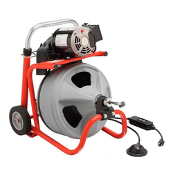 Ridgid 28103 K-400 AF - Drum Drain Cleaner, With 1 1/2 to 4 Inches Cable, 220V