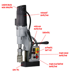 TUBE.55S-T Magnetic drilling machine, 55 mm, 220 V. from ADEX INTL