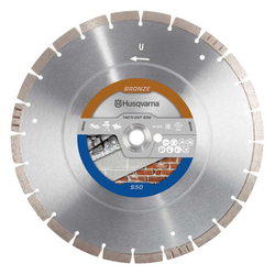 Husqvarna 579815610 TACTI-CUT S50+ 300x25.4mm Segmented Diamond Saw Blade for Concrete Cutting (Standard)