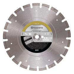 Husqvarna 579809560 ELITE-CUT S85 500x25.4mm Segmented Diamond Saw Blade for Asphalt and Concrete Cutting (Ultimate)