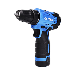 Gazelle GC1220 12V Max Cordless Drill Driver, 10mm, 2-Speed, Brushless Motor, with 2 x 2.0Ah Li-Ion Batteries