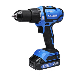 Gazelle GC2000 20V Cordless Drill Driver Set, 13mm, 2-Speed, Brushless Motor, includes 2 x 2.0Ah Li-Ion Batteries