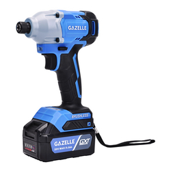 Gazelle GC2032 20V 1/4 In. Cordless Impact Driver, 180Nm, 2-Speed, Brushless Motor, with 2 x 5.0Ah Li-Ion Batteries