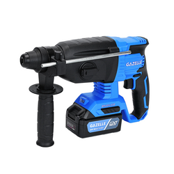 Gazelle GC2050 20V Cordless 24mm SDS Plus Hammer Drill, 3 Modes, Brushless Motor, Includes 2 x 5.0Ah Li-Ion Batteries
