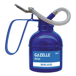Gazelle G80281 300ml Brass Pump Oil Can (10 Oz.) with Flexible Spout