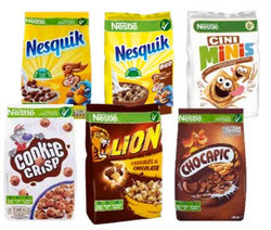 Nestle cereal boxes. from SKANDA INTERNATIONAL FZ LLE