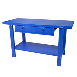 Gazelle G2603 59 In. Steel Workbench with Drawers, 150kg Load Capacity