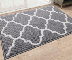 OLANLY Indoor Door Mat, 32x20, Non-Slip Absorbent Resist Dirt Entrance Mat, Washable Low-Profile Inside Floor Doormats for Entryway