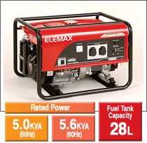 Elemax Honda SH6500EX Petrol Generator 5.8 KVA