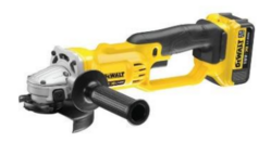 DCG412M2-GB 18V 125mm Trigger Lock-Off Switch Angle Grinder from ADAMS TOOL HOUSE