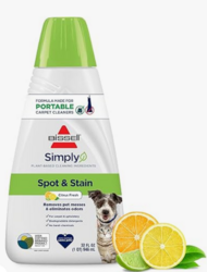 Bissell Simply Spot & Stain Portable Carpet Cleaner Formula, 32 oz, 3368 from SKANDA INTERNATIONAL FZ LLE