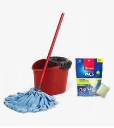 O-Cedar Quickwring Bucket & MF Cloth Mop + 1 Citrus PAC (Variety Pack) from SKANDA INTERNATIONAL FZ LLE
