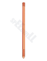 SPEEDWELL SOLID COPPER EARTH ROD – Externally threaded