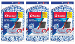 O-Cedar MicroTwist Microfiber Twist Mop Refill (Pack of 3)