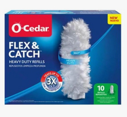 O-Cedar Flex & Catch Heavy Duty Dusting Refills (10 Count) | Disposable Duster Refill with Cleaning Fibers Made of 100% from SKANDA INTERNATIONAL FZ LLE
