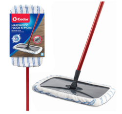 O-Cedar Hardwood Floor 'N More Microfiber Mop,White from SKANDA INTERNATIONAL FZ LLE